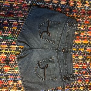 EUC denim shorts.